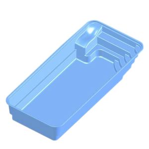 Композитный бассейн Sky Mirror Delta - 10,5 x 4,0 x 1,5 м - Фото 1