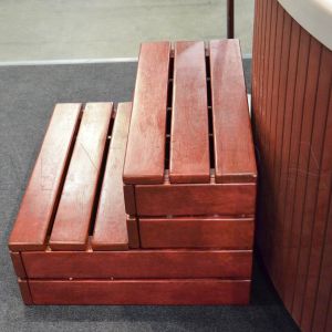 Деревянные ступени Wellis «Cherry redwood» - Фото 1